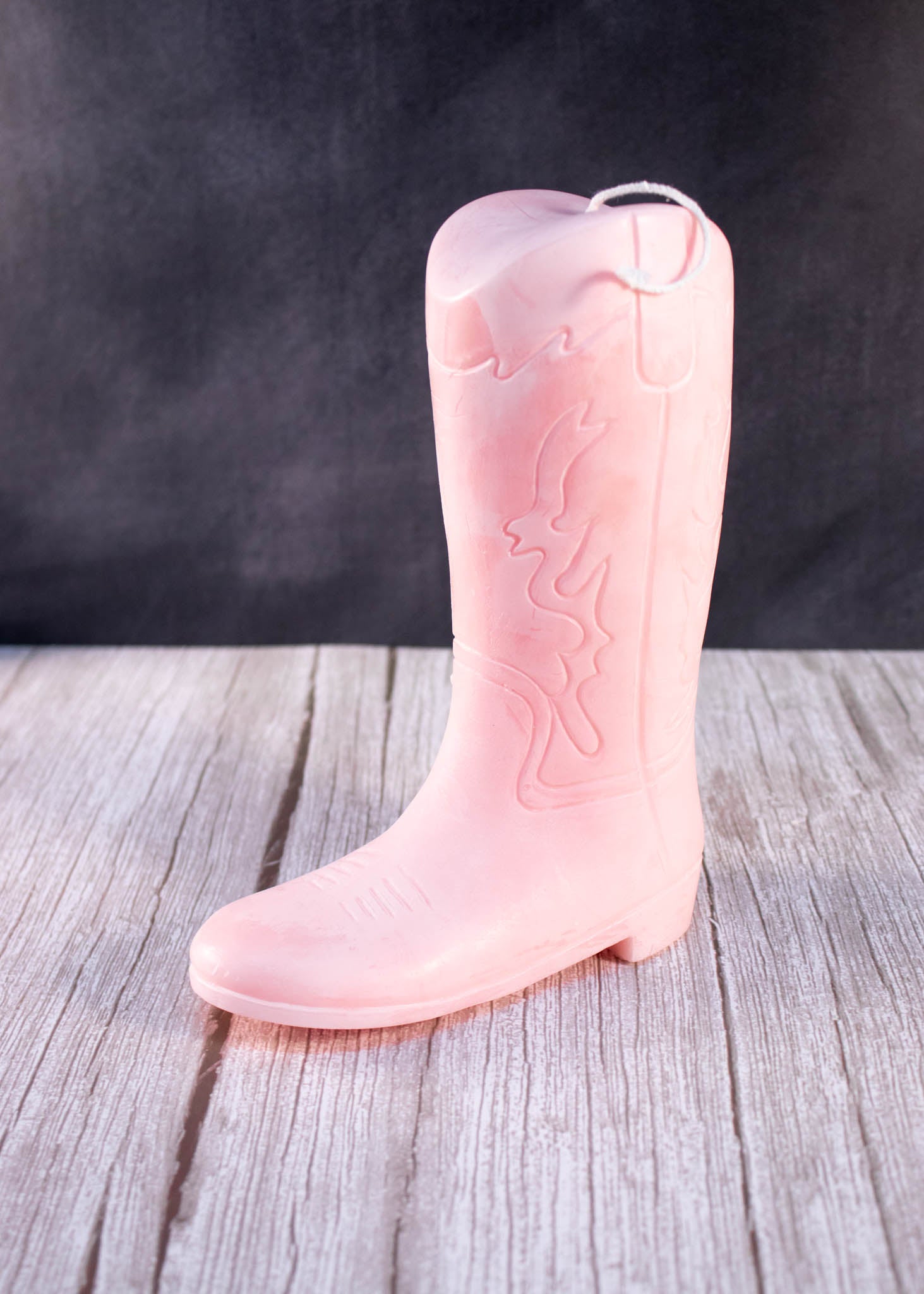 cowboy boot candle