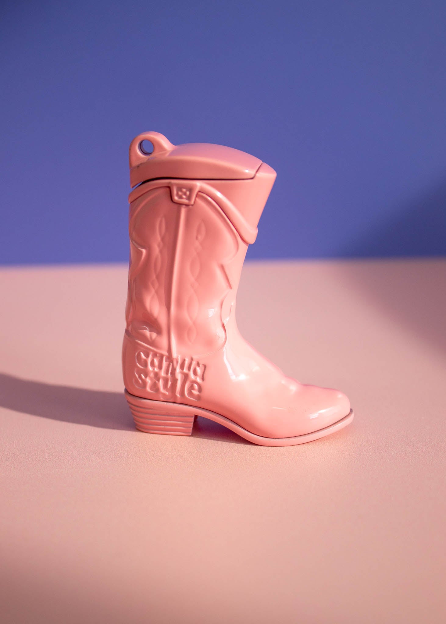 pink cowboy boot lighter
