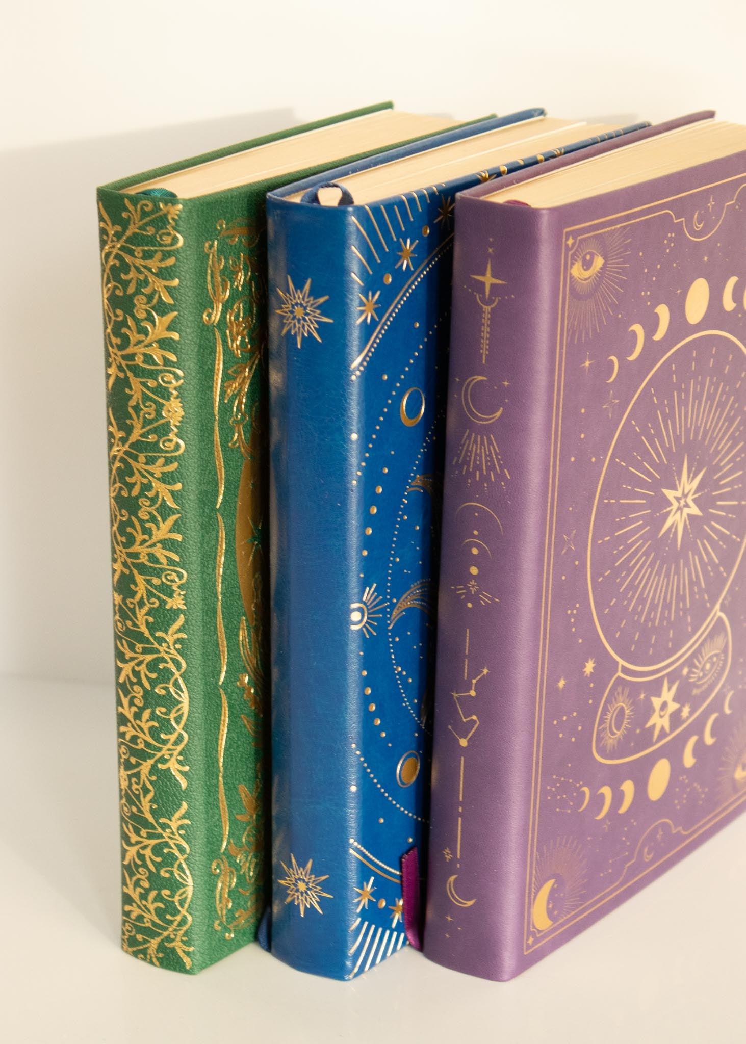 leather bound witchy journals