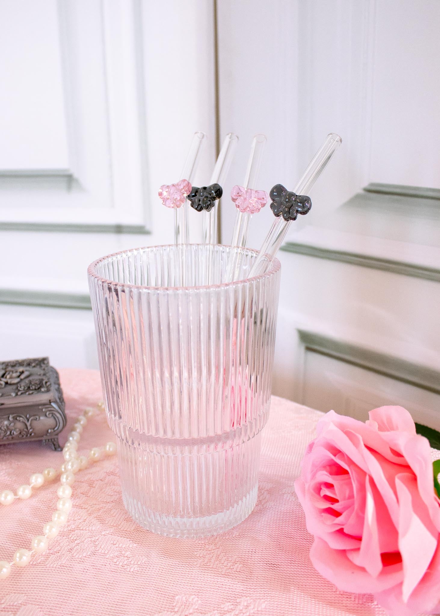 BOW STRAWS (8-pack)